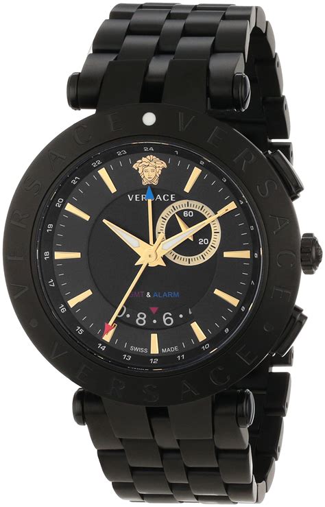 versace black watch men|versace watches men's closeout.